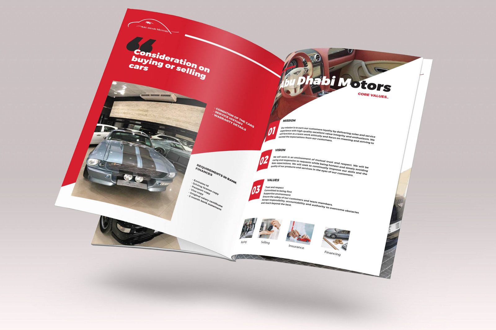 business profile graphic design